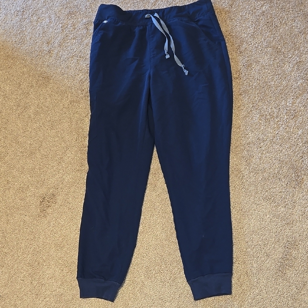 Figs Highwaisted Jogger Scrub Pants, Large EUC